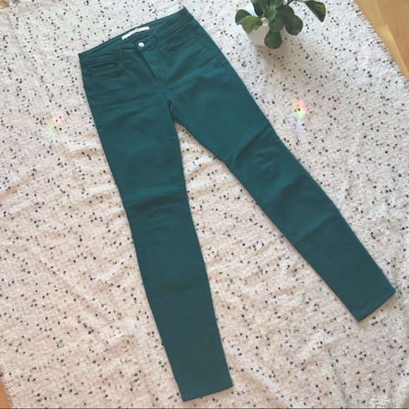 Joe’s Jeans Teal Green The Skinny 26 - Picture 4 of 16